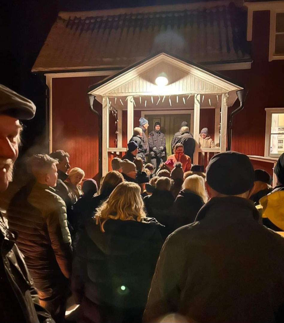 Fantastisk uppslutning vid Höganlid!